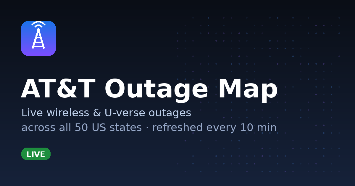 AT&T Outage in Indianapolis, IN — 4 Active Outages